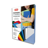 PORTADA PP 0,45 MM TRANSPARENTE A4 6 AZUL P/100 | 100 UNIDADES | (DHP COMERPA SLU)